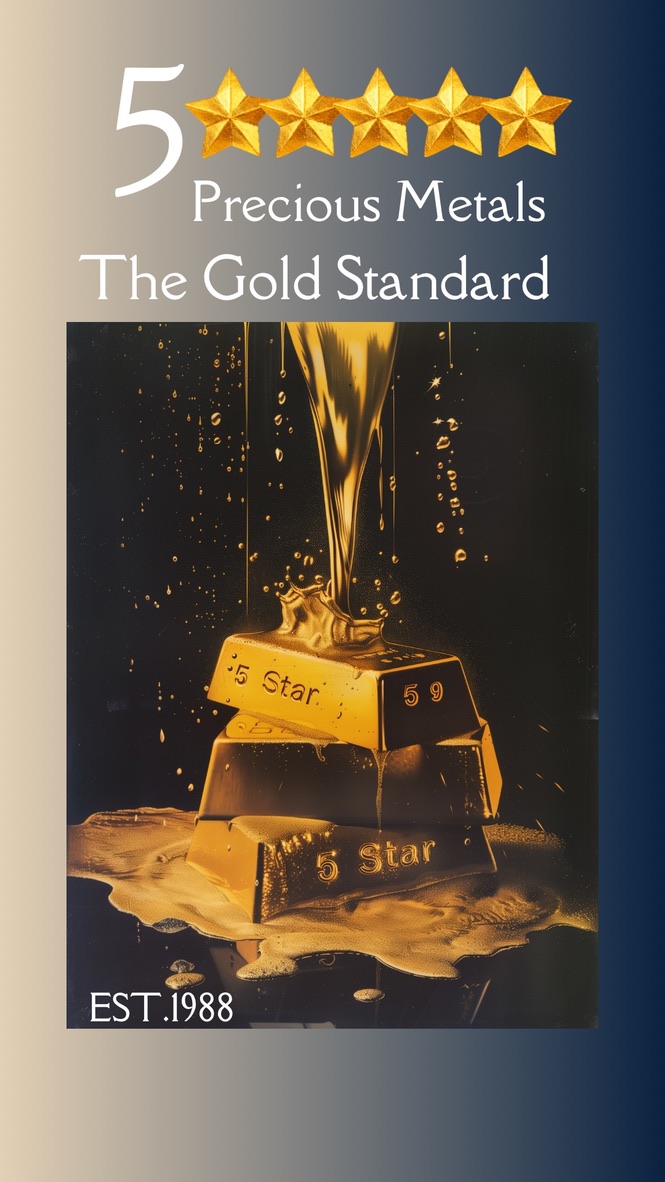 Five Star Precious Metals — The Gold Standard · Est. 1988