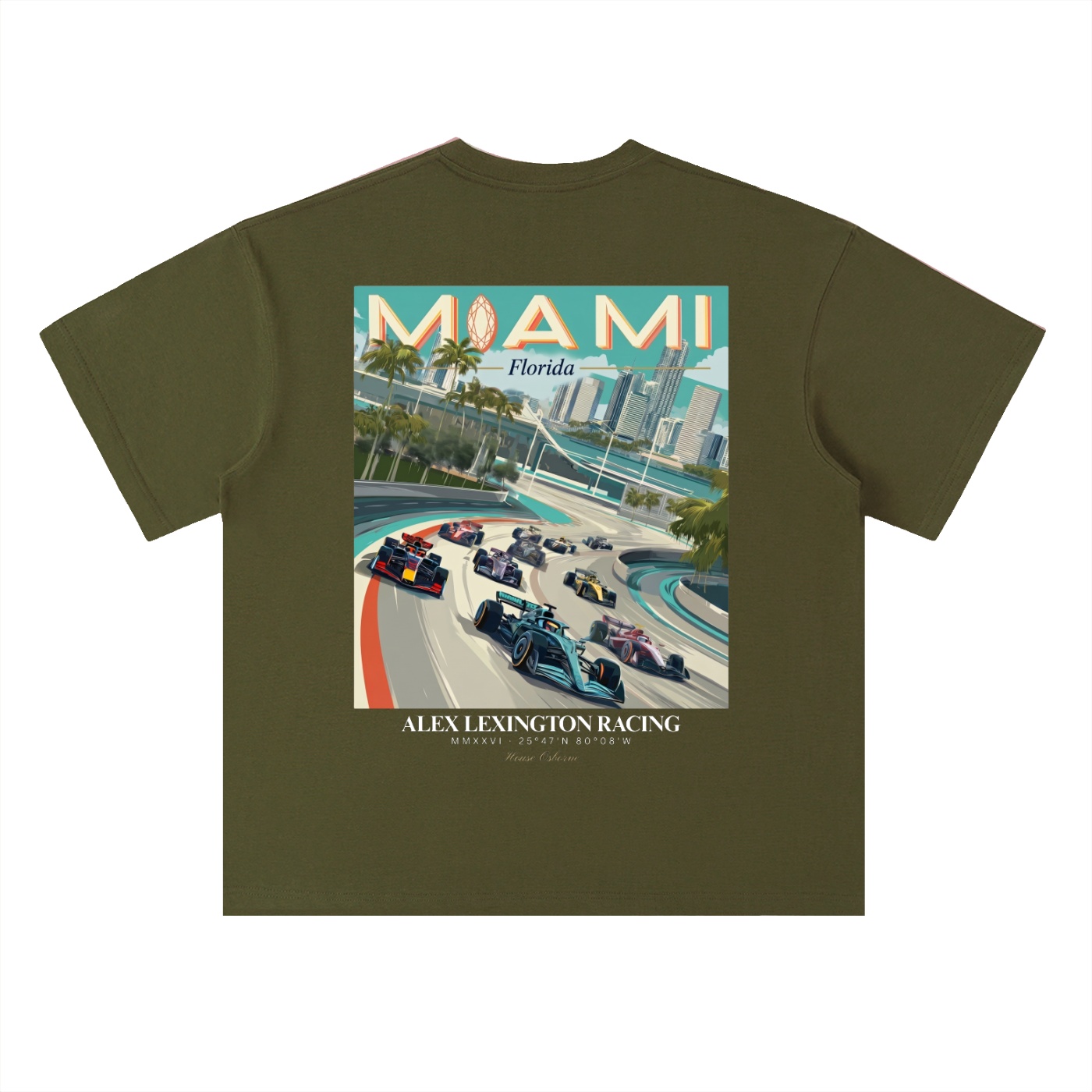 Heavyweight Drop Shoulder Cotton T-Shirt - Image 2