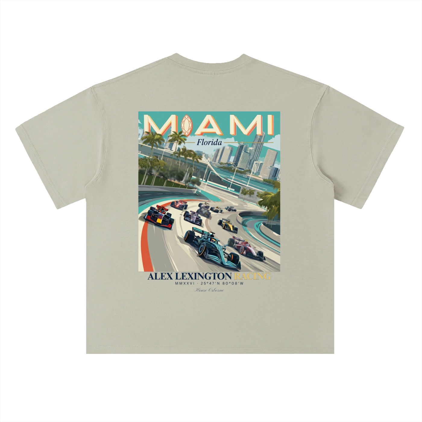 Heavyweight Drop Shoulder Cotton T-Shirt - Image 6