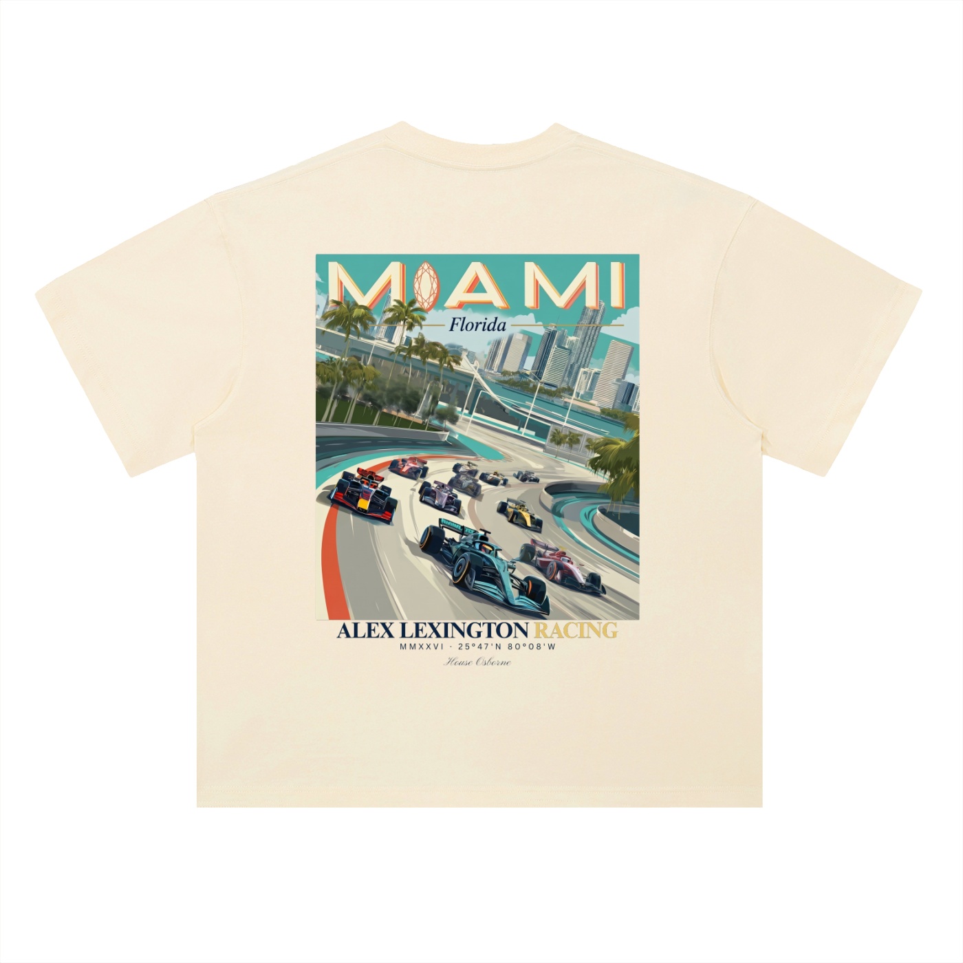 Heavyweight Drop Shoulder Cotton T-Shirt - Image 4