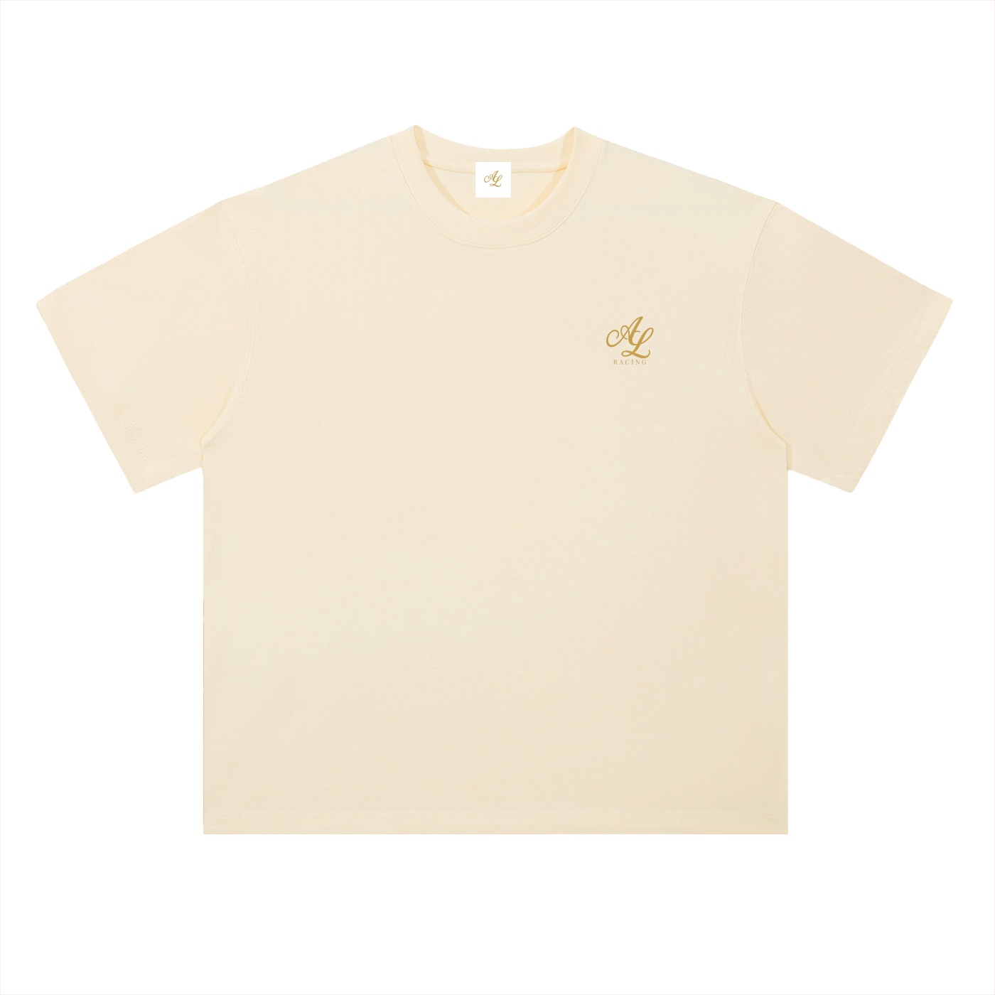 Heavyweight Drop Shoulder Cotton T-Shirt - Image 3