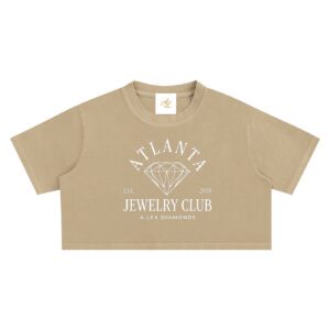 Snow Washed Crop Top